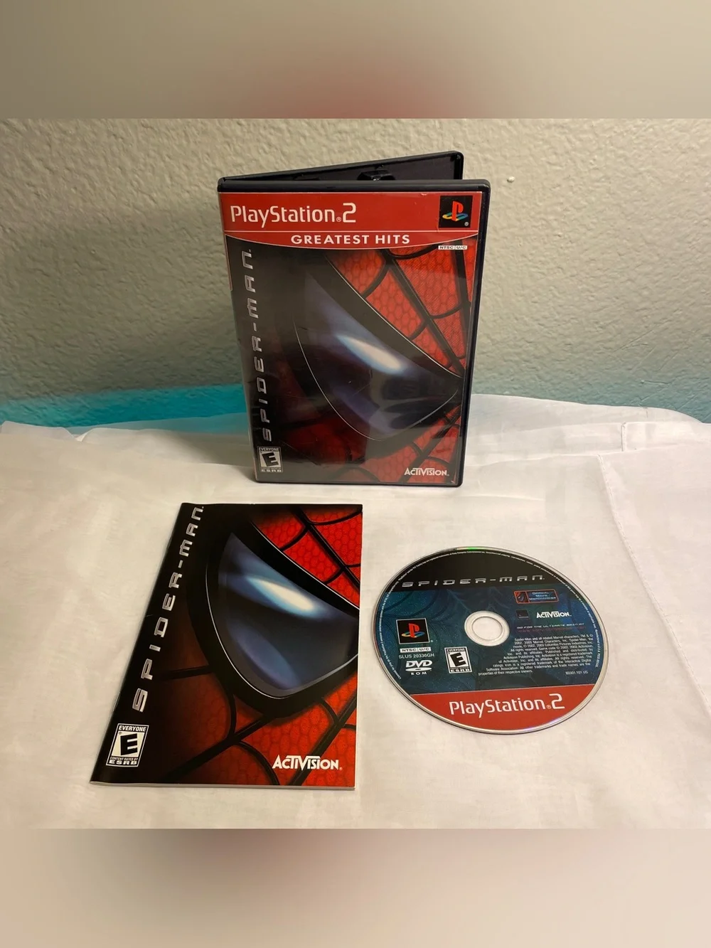 Spider-Man PS2 (Sony PlayStation 2, 2002) PS2 Greatest Hits Tested & Works CIB